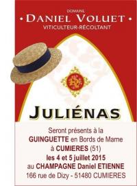 Nos Vins de Juliénas présentés en Champagne à l'occasion de la 